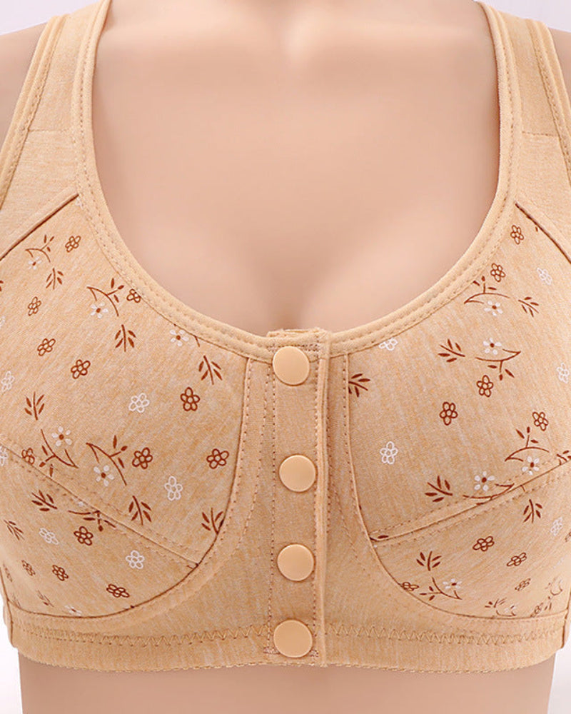 Wireless Front Closure Lace Bras, Light Support, Size Up