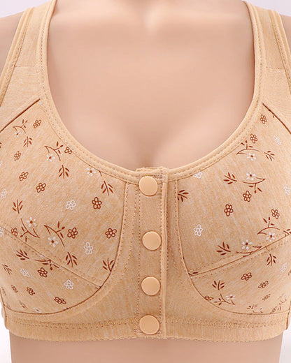 Wireless Front Closure Lace Bras, Light Support, Size Up