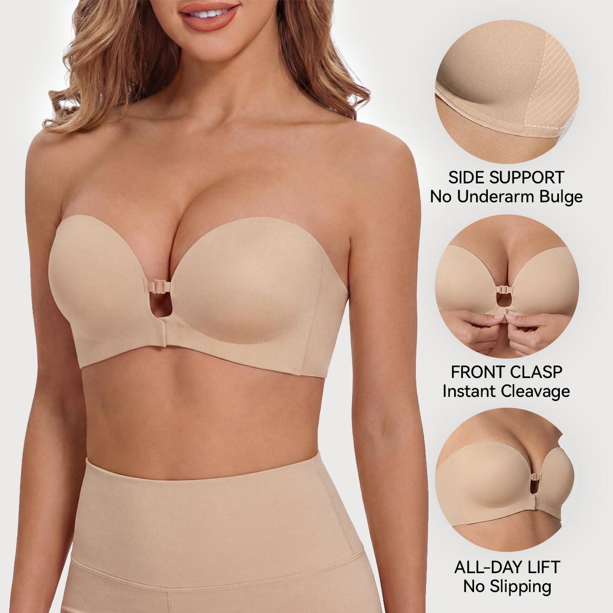 Womens Strapless  Push Up & Lift Bra