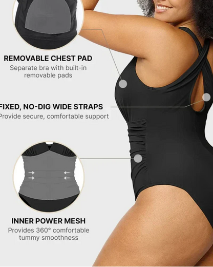 Smart Sculpt Plunge Swimsuit Flatter Your Figure