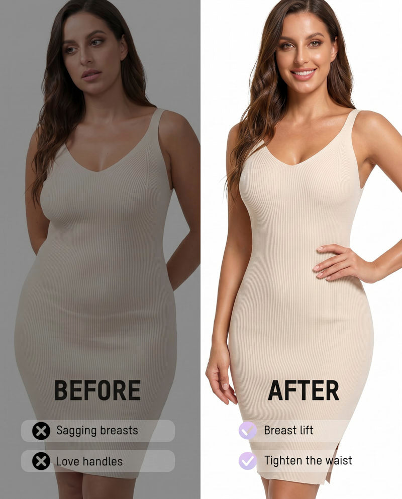 Women's High Elastic Zipper Adjustable Straps Breathable Mesh Design Tummy Control Body Shaper