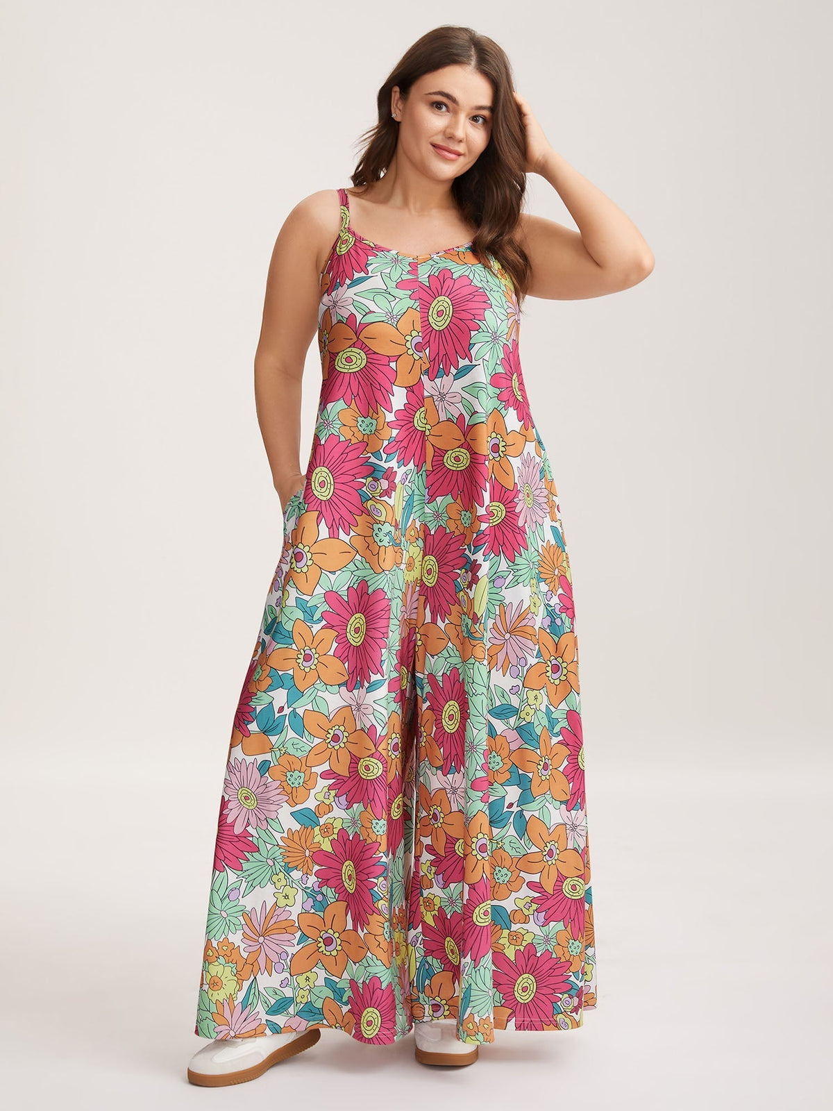 Colorful Stretch Jumpsuit with Custom Fit