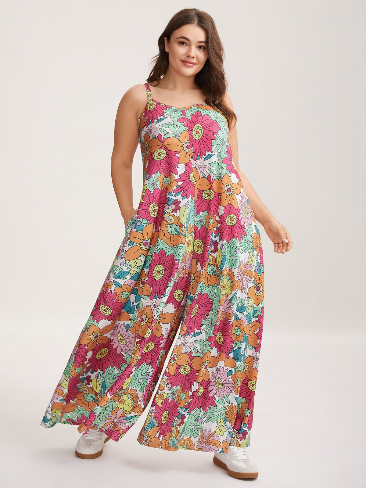 Colorful Stretch Jumpsuit with Custom Fit