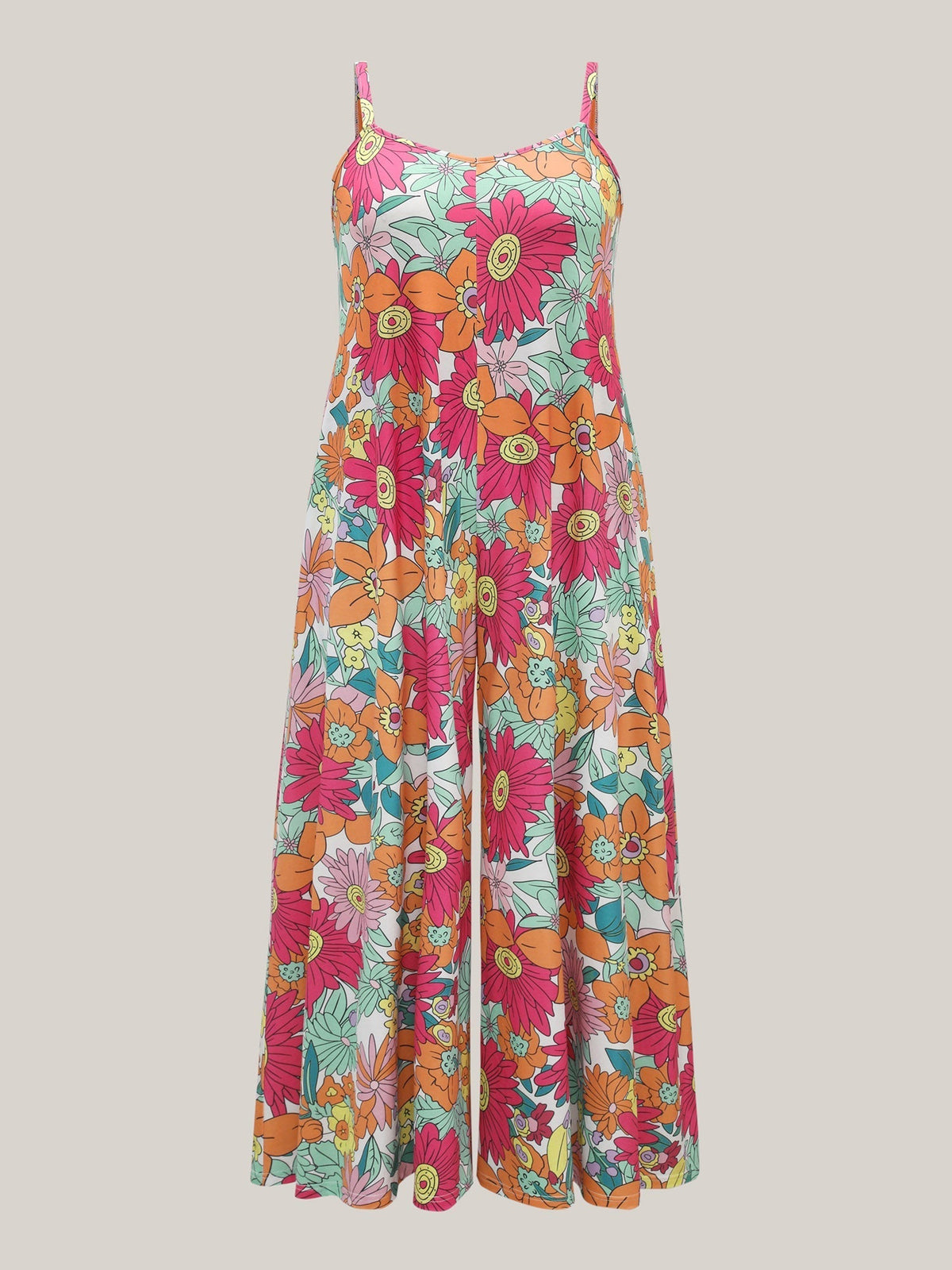 Colorful Stretch Jumpsuit with Custom Fit