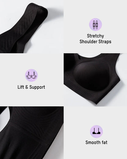 Lifting Wire-Free Antibacterial Jelly Bra