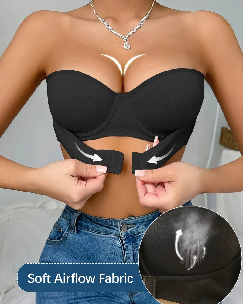 Strapless Anti-Sagging Bra Set – Lift, Non-Slip, Minimalist | Wedding & Events