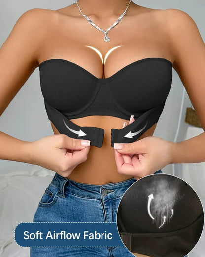 Strapless Anti-Sagging Bra Set – Lift, Non-Slip, Minimalist | Wedding & Events