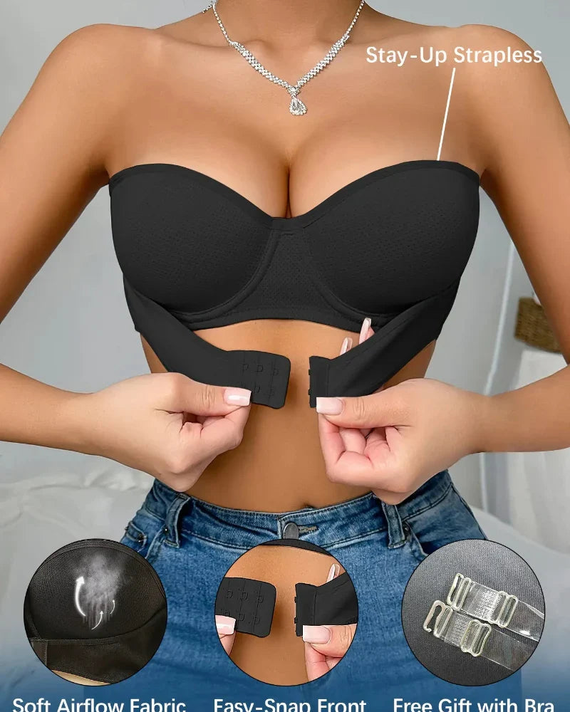 Strapless Anti-Sagging Bra Set – Lift, Non-Slip, Minimalist | Wedding & Events