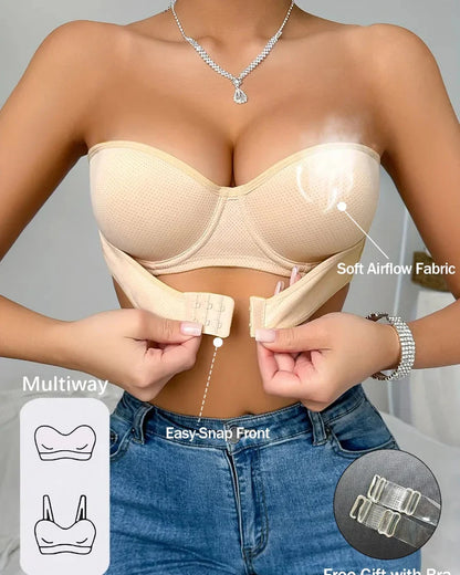 Strapless Anti-Sagging Bra Set – Lift, Non-Slip, Minimalist | Wedding & Events