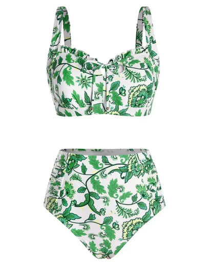 Women’s 2026 High-Waisted Tummy Control Bikini Set