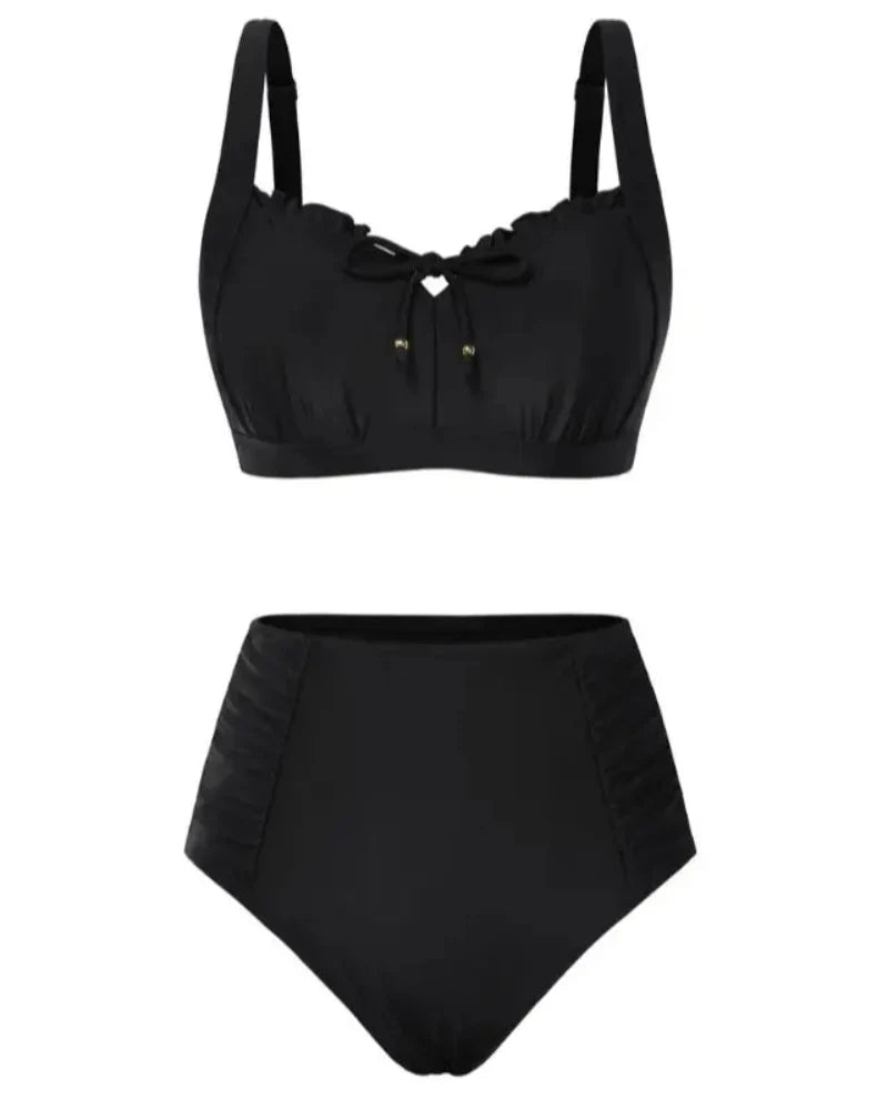Women’s 2026 High-Waisted Tummy Control Bikini Set