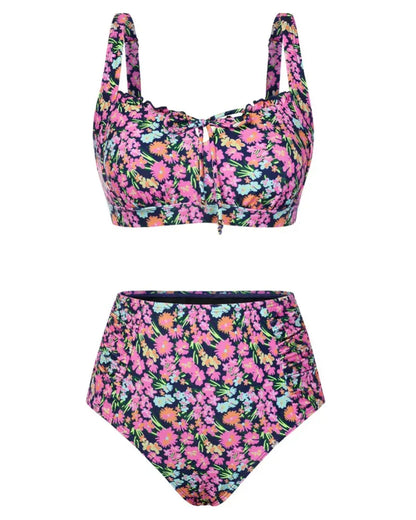 Women’s 2026 High-Waisted Tummy Control Bikini Set