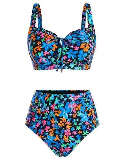 Women’s 2026 High-Waisted Tummy Control Bikini Set