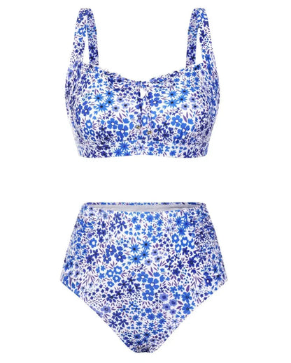 Women’s 2026 High-Waisted Tummy Control Bikini Set