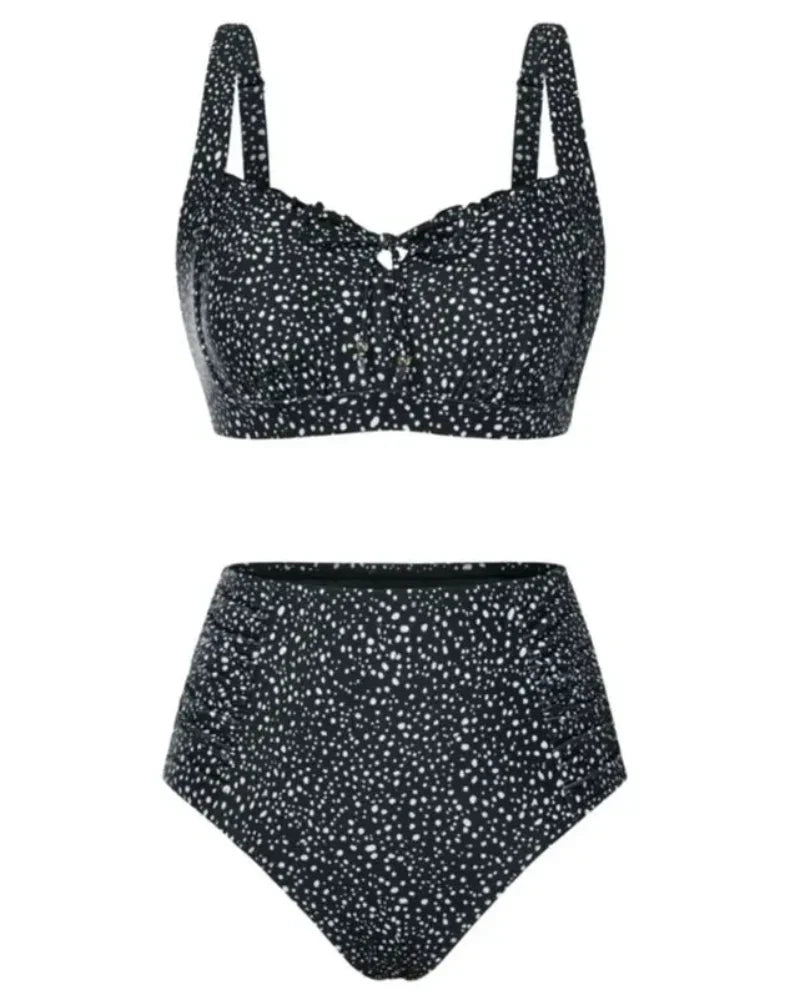 Women’s 2026 High-Waisted Tummy Control Bikini Set