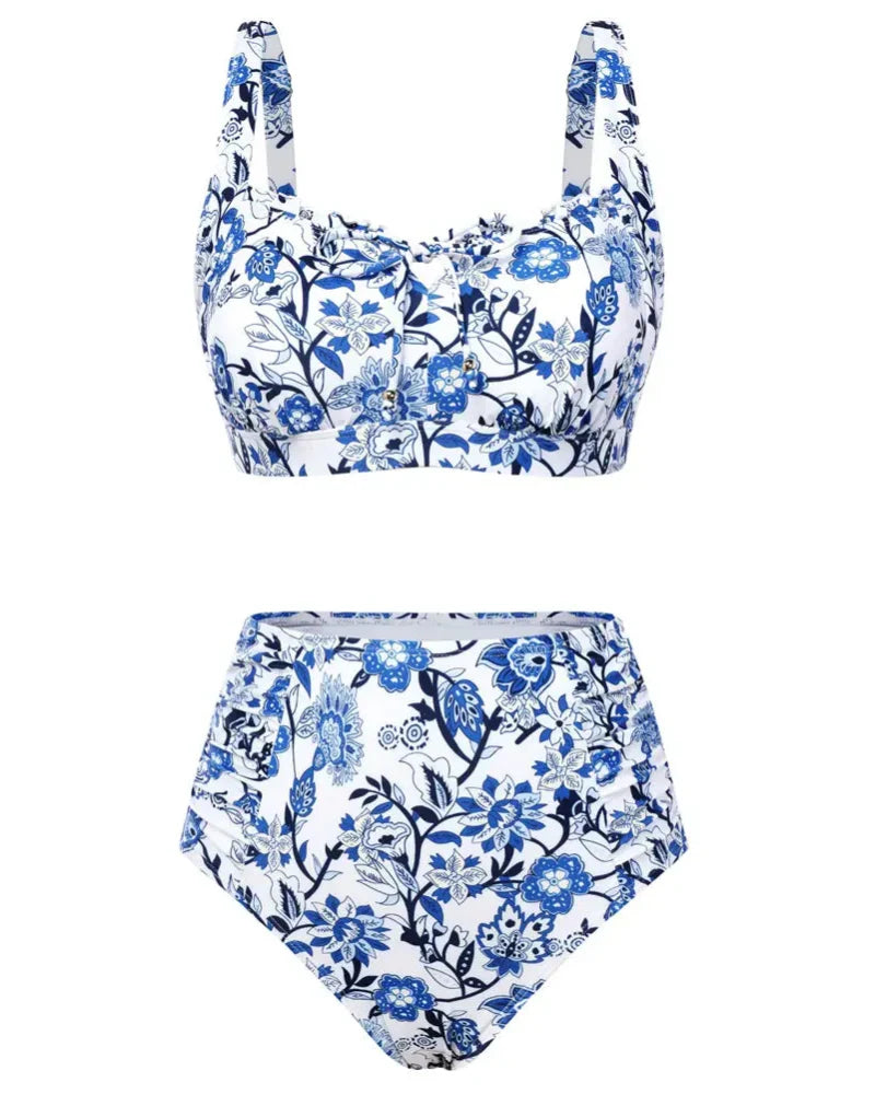 Women’s 2026 High-Waisted Tummy Control Bikini Set