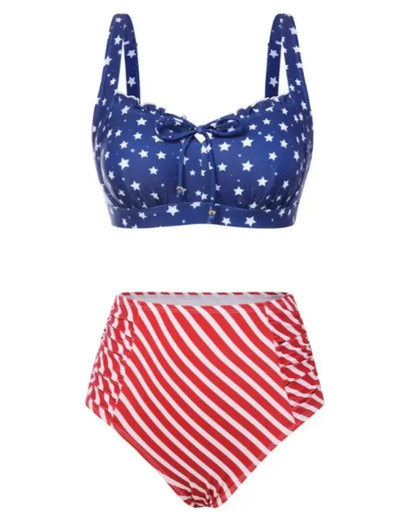 Women’s 2026 High-Waisted Tummy Control Bikini Set