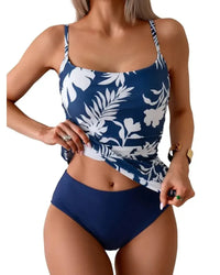 Blue White Printed