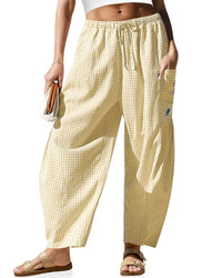 Brown White Plaid