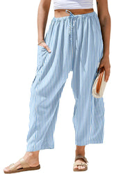 Blue White Striped