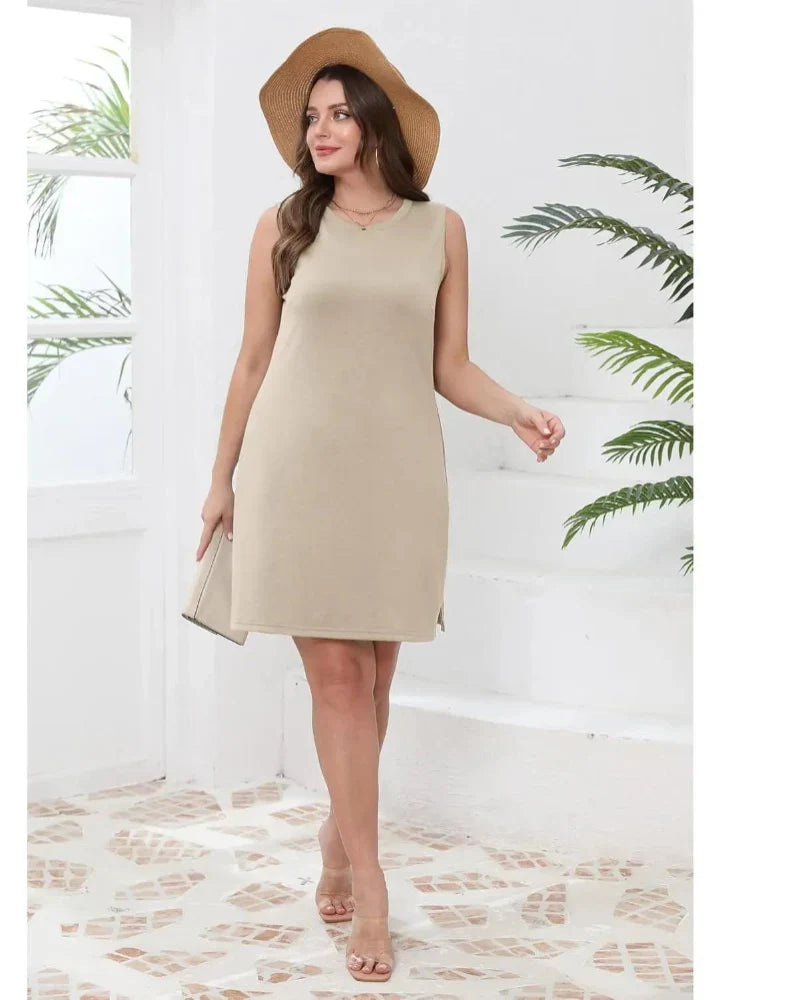 Women's Casual Sleeveless Summer Tank Dress 2026