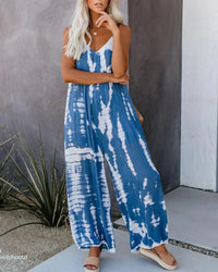 Tie-dye blue