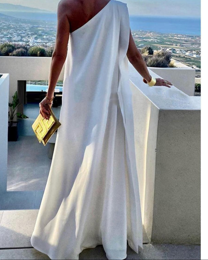 Women’s One-Shoulder Maxi Dress