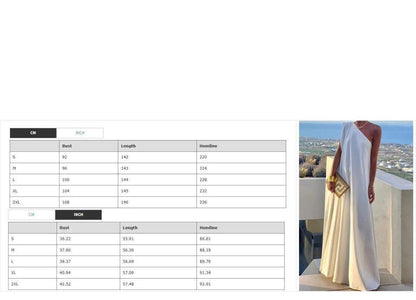 Women’s One-Shoulder Maxi Dress