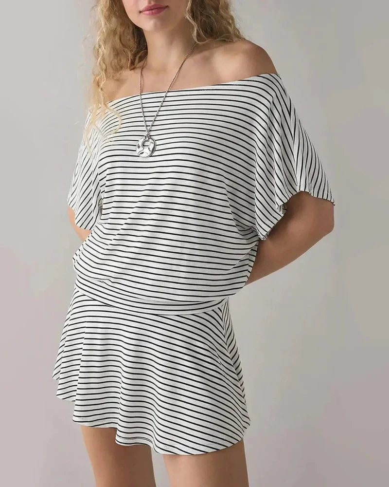 Women’s Off-Shoulder Mini Dress, Beach Party Dress
