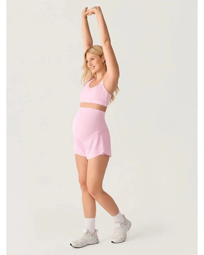 Maternity Dolphin Workout Shorts, Over-Belly, Summer Running