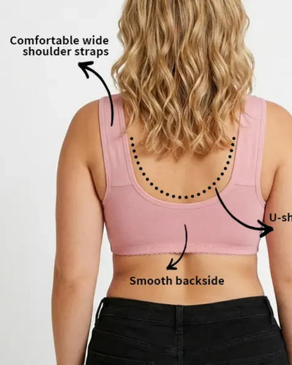 Wireless Front Closure Lace Bras, Light Support, Size Up