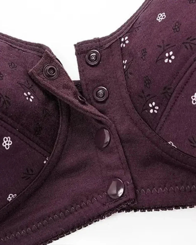 Wireless Front Closure Lace Bras, Light Support, Size Up