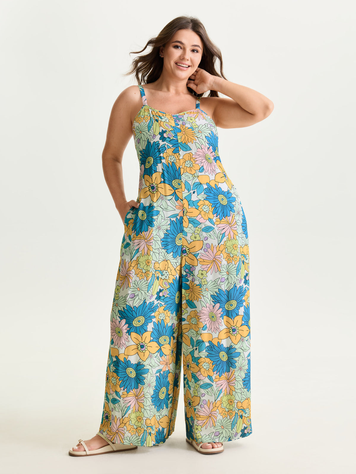 Colorful Stretch Jumpsuit with Custom Fit