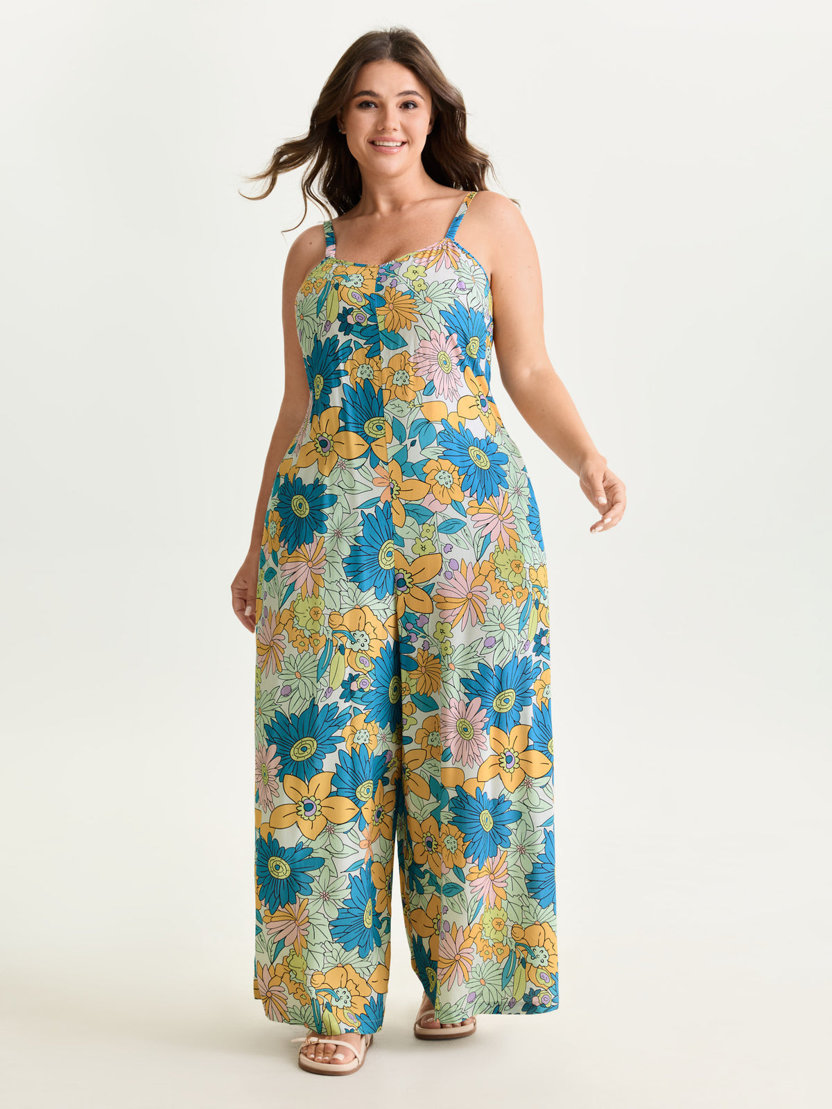 Colorful Stretch Jumpsuit with Custom Fit