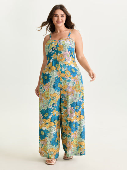 Colorful Stretch Jumpsuit with Custom Fit