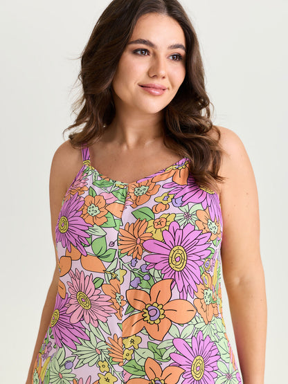 Colorful Stretch Jumpsuit with Custom Fit