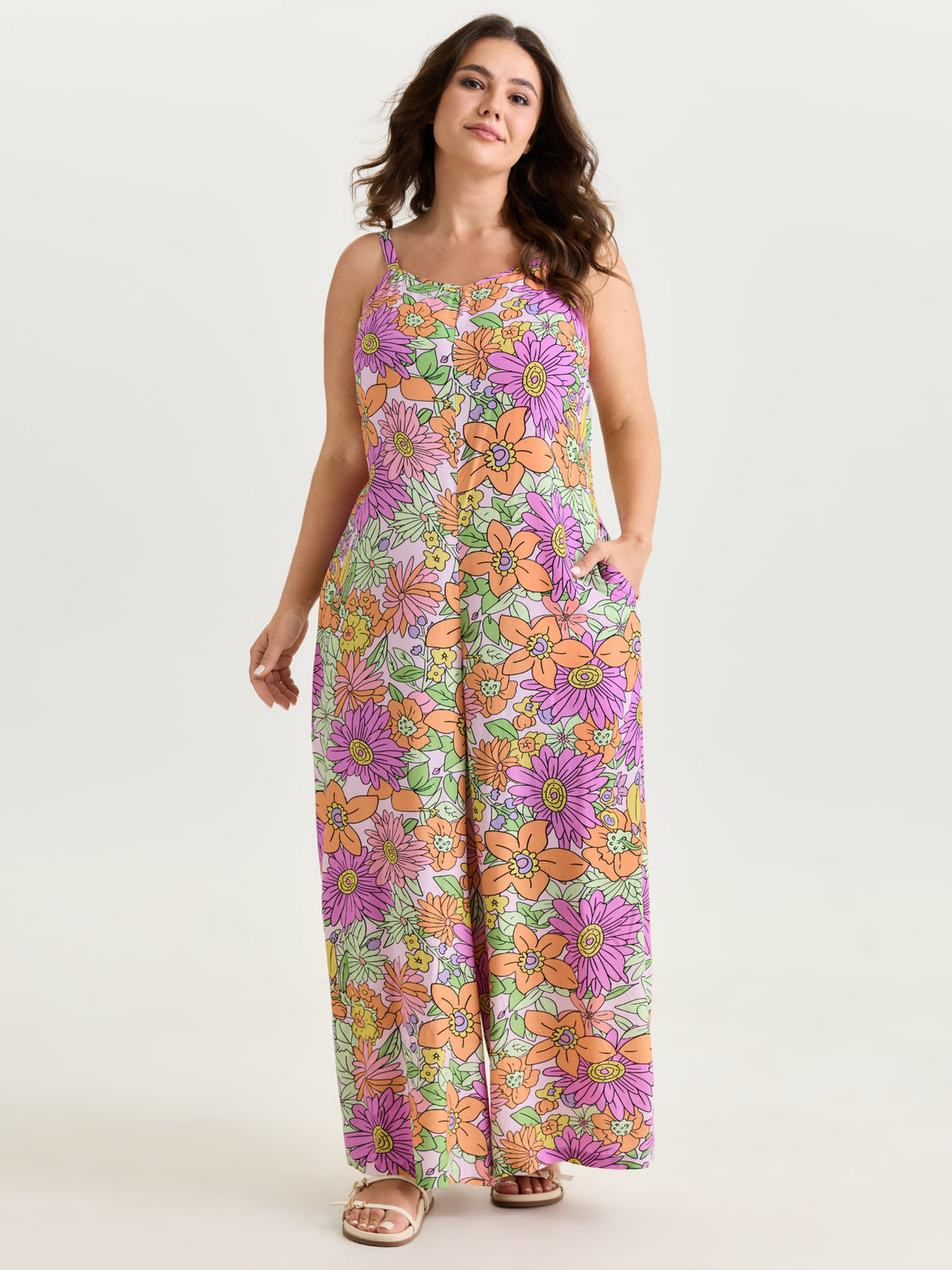 Colorful Stretch Jumpsuit with Custom Fit