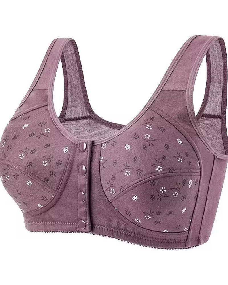 Wireless Front Closure Lace Bras, Light Support, Size Up