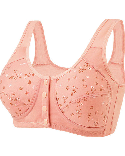 Wireless Front Closure Lace Bras, Light Support, Size Up