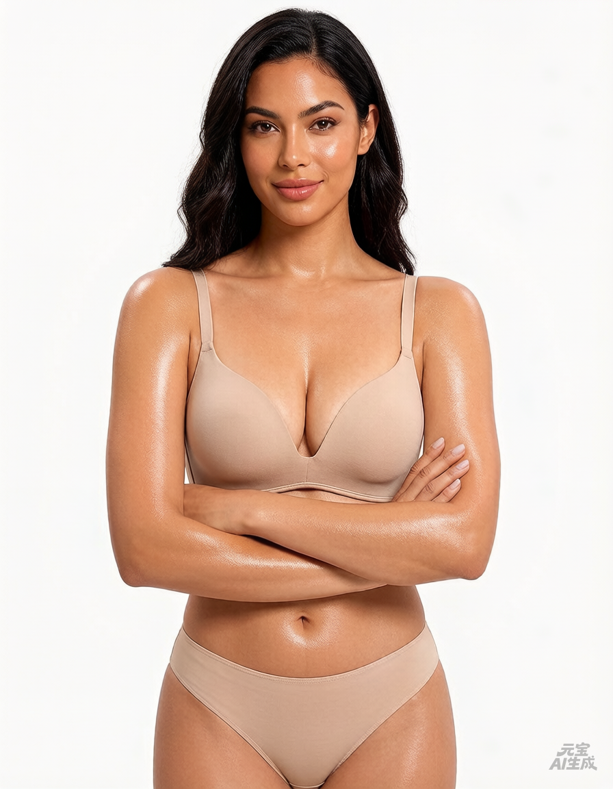 Wire-Free Cotton Lift T-Shirt Bra