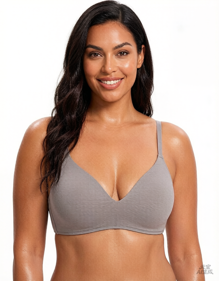 Wire-Free Cotton Lift T-Shirt Bra